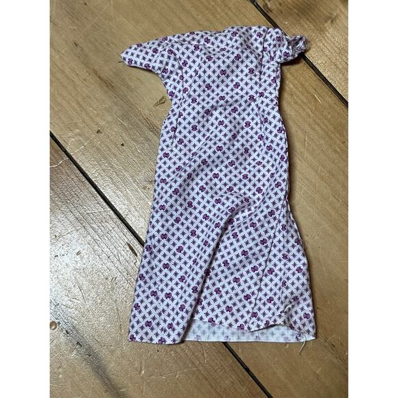Vintage Lot of 6 Doll Clothes/Dresses. Purple/Blues/Dots. 12inch? - Picture 11 of 12